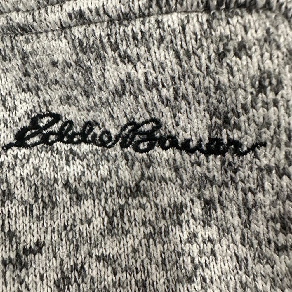 Eddie Bauer 1/4 Zip Pullover Sweater Light Gray for Men, Size Large. - Picture 10 of 12